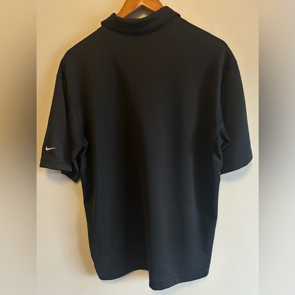 VTG Nike Golf Sphere Dry 1/4 Button Up Polo Shirt Men’s L Embroidered Logo Black - Picture 7 of 11